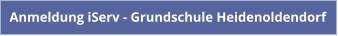 Anmeldung iServ - Grundschule Heidenoldendorf