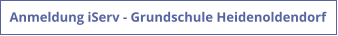 Anmeldung iServ - Grundschule Heidenoldendorf